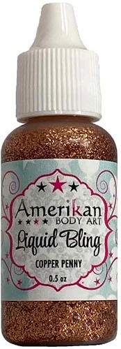 Amerikan Body Art Liquid Bling Copper Penny