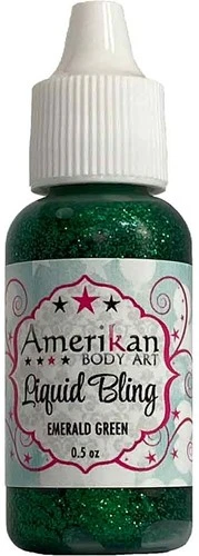 Amerikan Body Art Liquid Bling Emerald Green