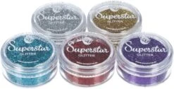 Superstar Basic Glitter Tattoo Glitter Set 7 Superstar Basic Glitter Tattoo Glitter Set -Speciale Effecten Make-Upwinkel basic glitter tattoo glitter set 3