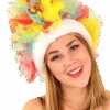 Bontmuts Carnaval Rood Blauw Geel -Speciale Effecten Make-Upwinkel bontmuts carnaval rood blauw geel