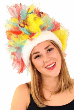 Bontmuts Carnaval Rood Blauw Geel