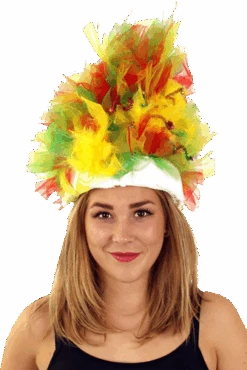 Bontmuts Carnaval Rood Geel Groen