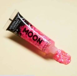 Chunky Glitter Gel Neon Roze