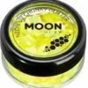 Chunky Glitter Neon UV Geel -Speciale Effecten Make-Upwinkel chunky glitter neon uv geel