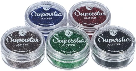 Superstar Cool Glitter Tattoo Glitter Set 5 Superstar Cool Glitter Tattoo Glitter Set - Afbeelding 3
