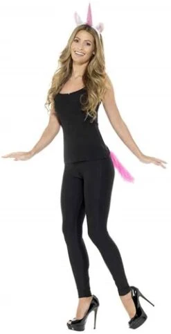 Diadeem Unicorn Roze Met Staart