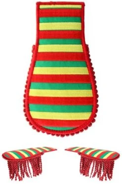 Epaulette Limburg Rood Geel Groen Gestreepd