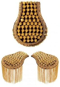 Epauletten Met Spikes Goud