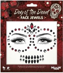 Face Jewels Day Of The Dead