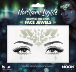 Face Jewels Glow In The Dark Northern Lights