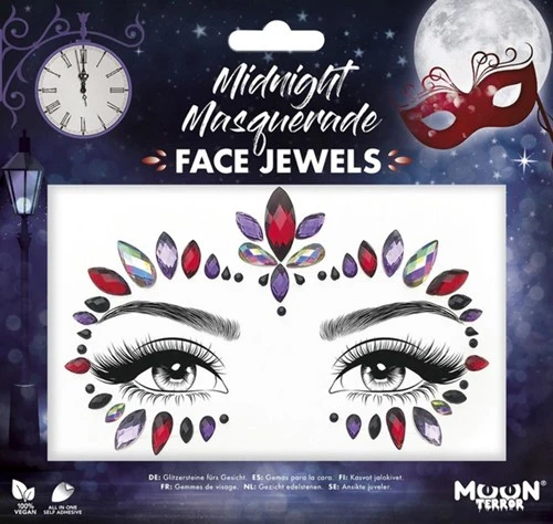 Face Jewels Midnight Masquerade 3 Face Jewels Midnight Masquerade