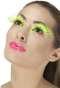 Fever Wimpers Neon Groen Met Stippen