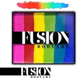 Fusion Rainbow Cake Bright Rainbow 50 Gram -Speciale Effecten Make-Upwinkel fusion rainbow cake bright rainbow 50 gram 2