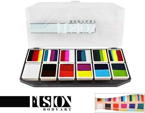 Fusion Schmink Palette Carnival Kit 4 Fusion Schmink Palette Carnival Kit - Afbeelding 2