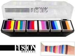 Fusion Schmink Palette Rainbow Splash -Speciale Effecten Make-Upwinkel fusion schmink palette rainbow splash 2