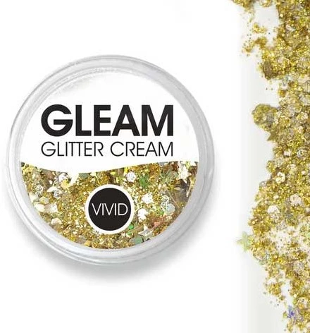 Gold Dust Vivid Gleam Glitter Cream 25g 3 Gold Dust Vivid Gleam Glitter Cream 25g