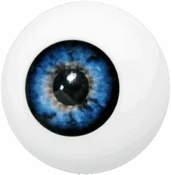 Grimas Kunststof Oog Blauw