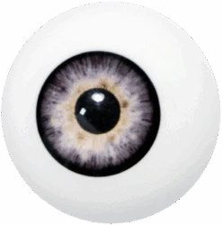 Grimas Kunststof Oog Grijs