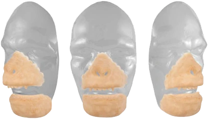 Grimas Latex Gezicht Aap Klein 4 Grimas Latex Gezicht Aap Klein - Afbeelding 2