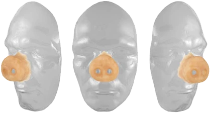 Grimas Latex Varkenssnuit 4 Grimas Latex Varkenssnuit - Afbeelding 2