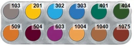 Grimas Water Make-up Pure Palet B12 4 Grimas Water Make-up Pure Palet B12 - Afbeelding 2