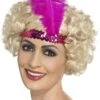 Haarband Flapper Charleston Roze -Speciale Effecten Make-Upwinkel haarband flapper charleston roze