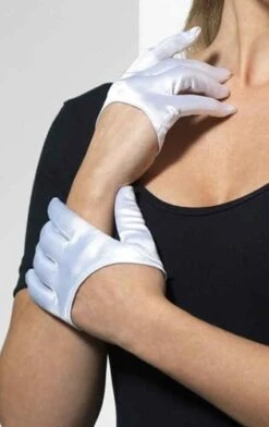 FEVER Halve Palm Handschoenen Wit