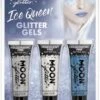 Ice Queen Glitter Gels Zilver Wit Turquoise