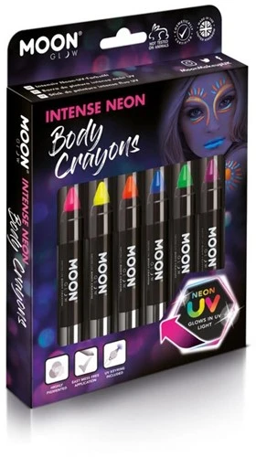 Intense Neon Body Crayons Voordeelset 3 Intense Neon Body Crayons Voordeelset