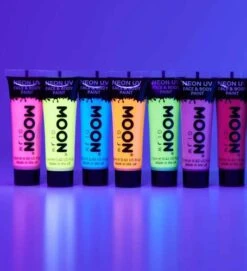 Intense Neon Face And Body Paint Geel 12ml -Speciale Effecten Make-Upwinkel intense neon face and body paint geel 12ml 3
