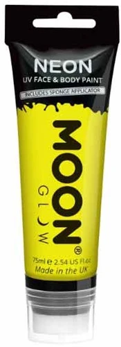 Intense Neon Face And Body Paint Geel 75ml 3 Intense Neon Face And Body Paint Geel 75ml