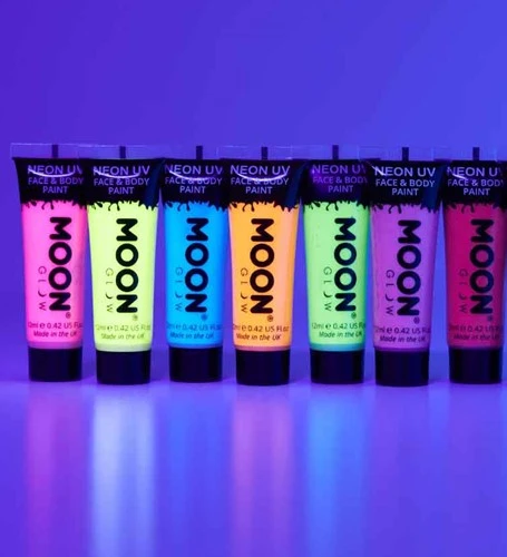 Intense Neon Face And Body Paint Groen 12ml 5 Intense Neon Face And Body Paint Groen 12ml - Afbeelding 3