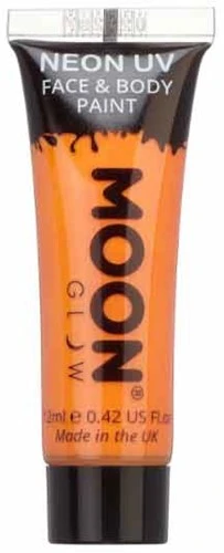 Intense Neon Face And Body Paint Oranje 12ml