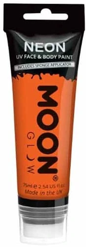 Intense Neon Face And Body Paint Oranje 75ml