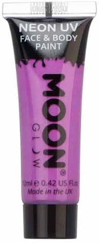 Intense Neon Face And Body Paint Paars 12ml