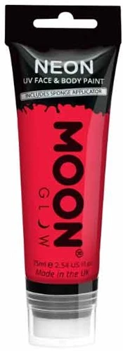Intense Neon Face And Body Paint Rood 75ml