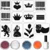 Konings Glittertattoo Set 2 Konings Glittertattoo Set -Speciale Effecten Make-Upwinkel konings glittertattoo set