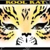 Kool Kat Masker Schmink Sjabloon -Speciale Effecten Make-Upwinkel kool kat masker schmink sjabloon