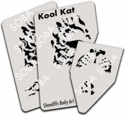 Kool Kat Masker Schmink Sjabloon -Speciale Effecten Make-Upwinkel kool kat masker schmink sjabloon 2