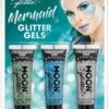 Mermaid Fijne Glitter Gels Groen Blauw Zilver -Speciale Effecten Make-Upwinkel mermaid fijne glitter gels groen blauw zilver