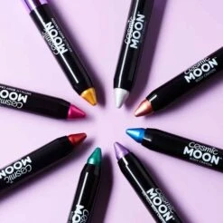 Metallic Body Crayons Schminkstift Blauw -Speciale Effecten Make-Upwinkel metallic body crayons schminkstift blauw 2