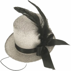 Midi Hoed Glitter Zilver