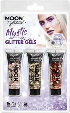 Mystic Glitter Gels Goud Rood