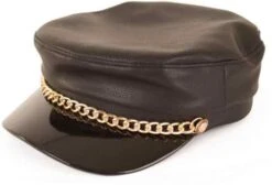 Pet Leer Zwart Met Ketting