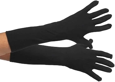 Pieten Handschoenen Zwart Lang M 3 Pieten Handschoenen Zwart Lang M