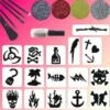 Piraten Glittertattoo Set -Speciale Effecten Make-Upwinkel piraten glittertattoo set
