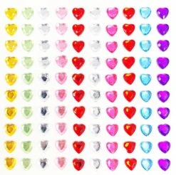 Plaksteentjes Hartjes 100 Stuks