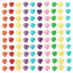 Plaksteentjes Pearl Hartjes 100 Stuks
