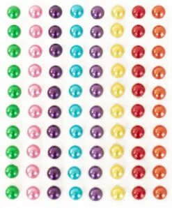 Plaksteentjes Pearl Rondjes 80 Stuks