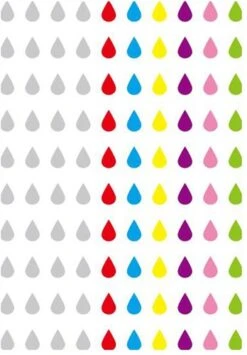 Plaksteentjes Traantjes 100 Stuks